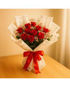 Luxury 12 Red Roses