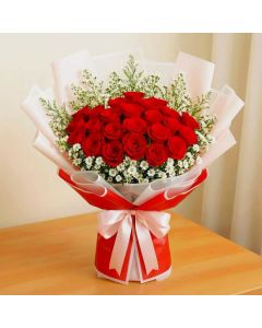 Luxury Two Dozen Red Roses