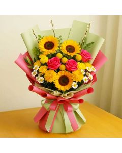 Vibrant Florist Designed Bouquet